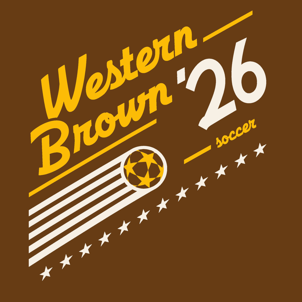 Western Brown Broncos — Pitch 26 — Adult T-Shirt