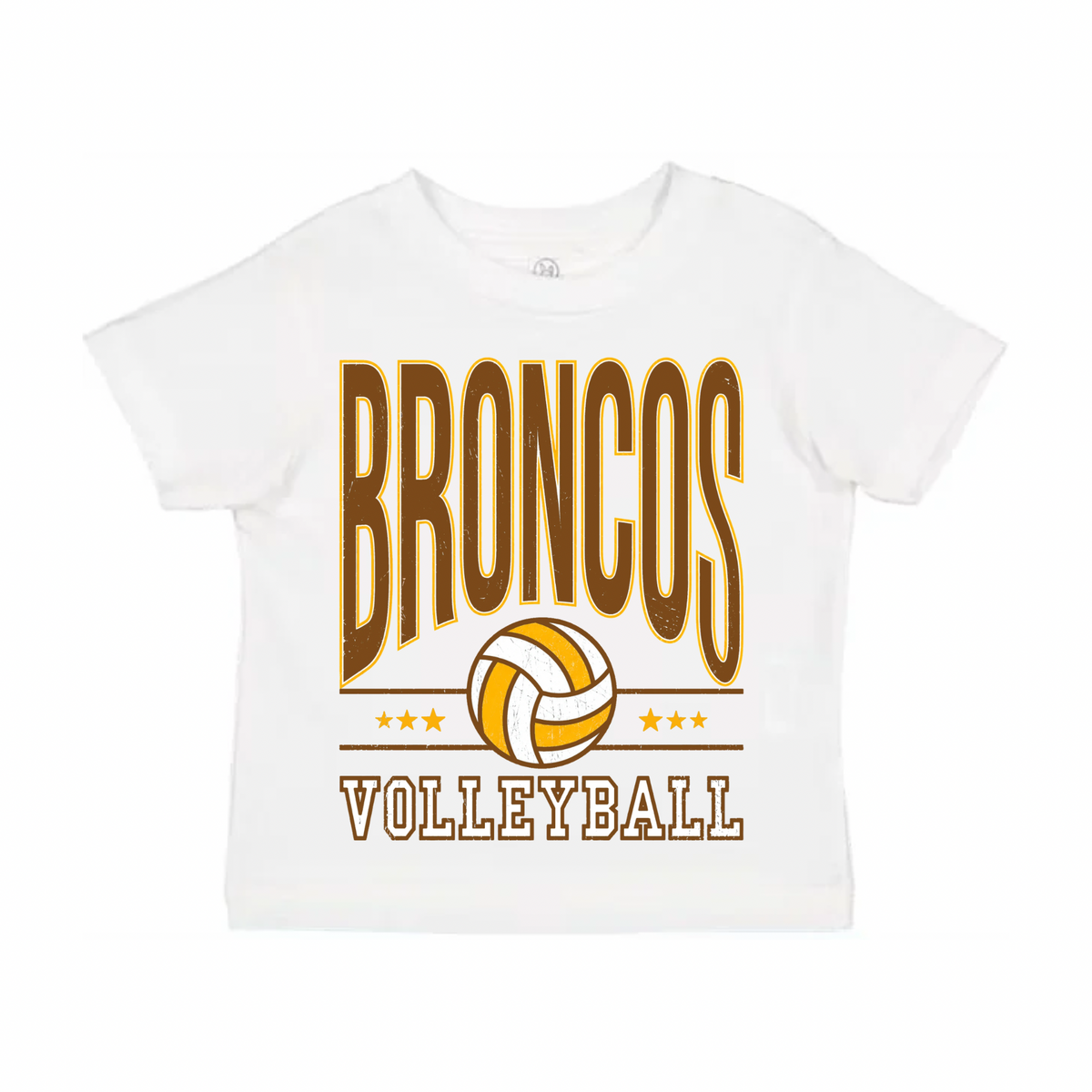 Western Brown Broncos — Six Stars — Children T-Shirt