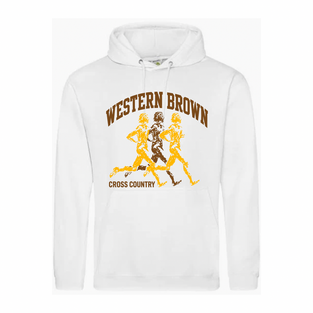 Western Brown Broncos — Broncos Cross Country — Youth Hoodie
