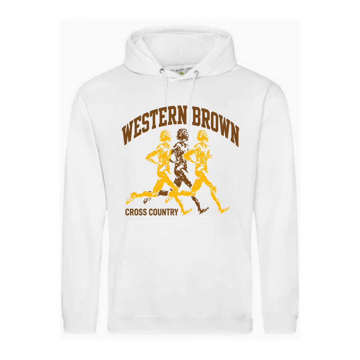 Western Brown Broncos — Broncos Cross Country — Youth Hoodie