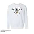 Ohio Hawks — Softball Badge — Crewneck Sweatshirt