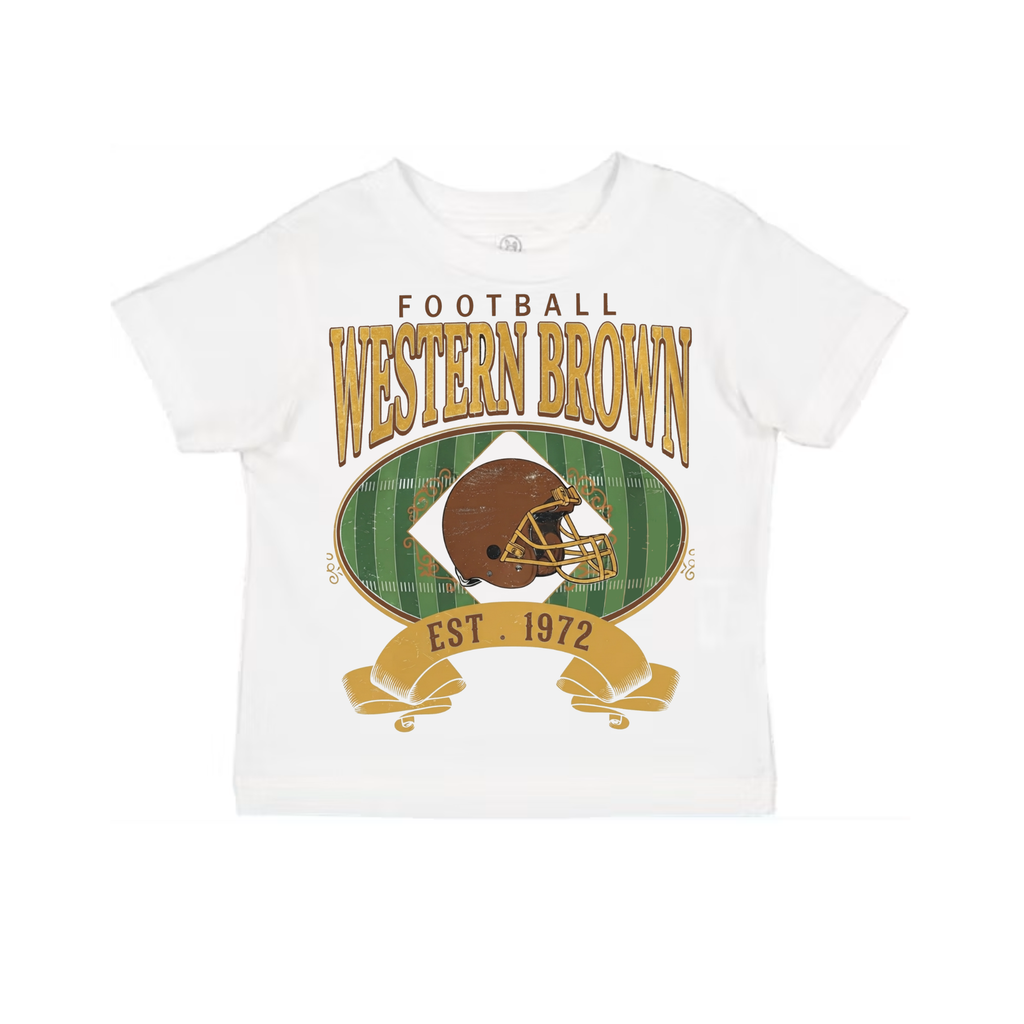 Western Brown Broncos — Home Field — Children T-Shirt