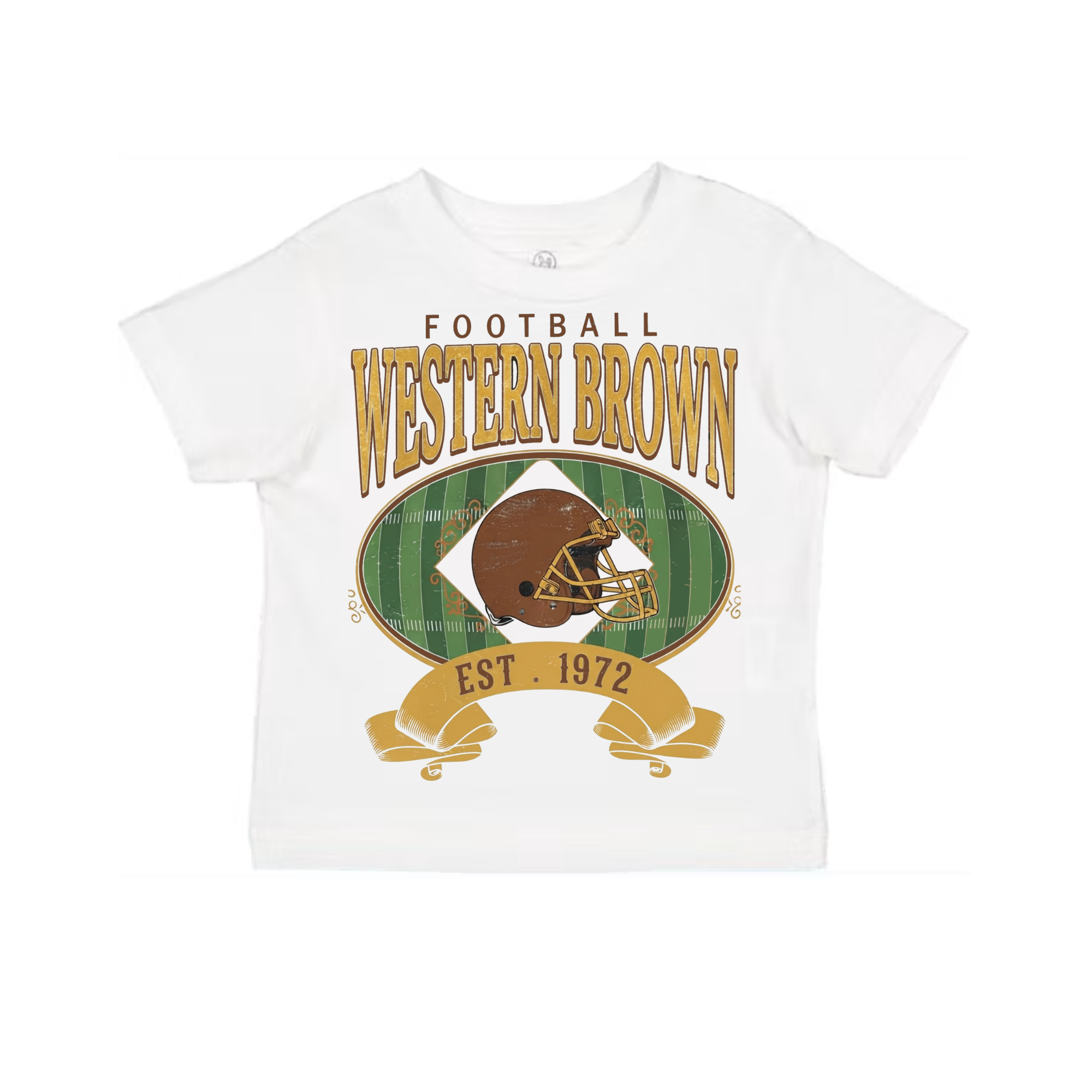 Western Brown Broncos — Home Field — Children T-Shirt