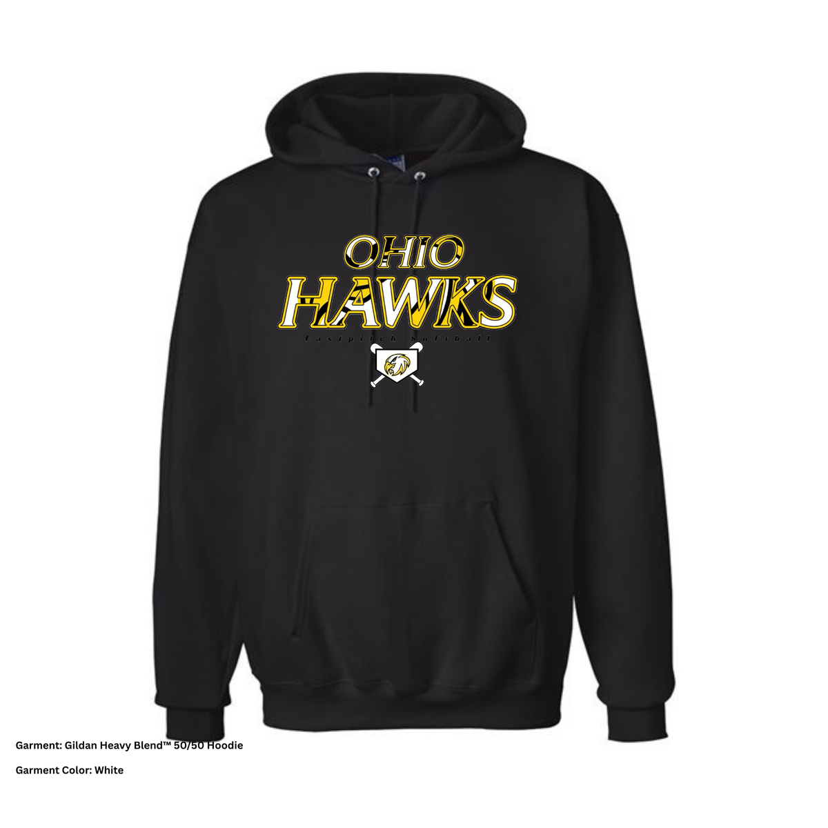 Ohio Hawks — Outline — Hoodie