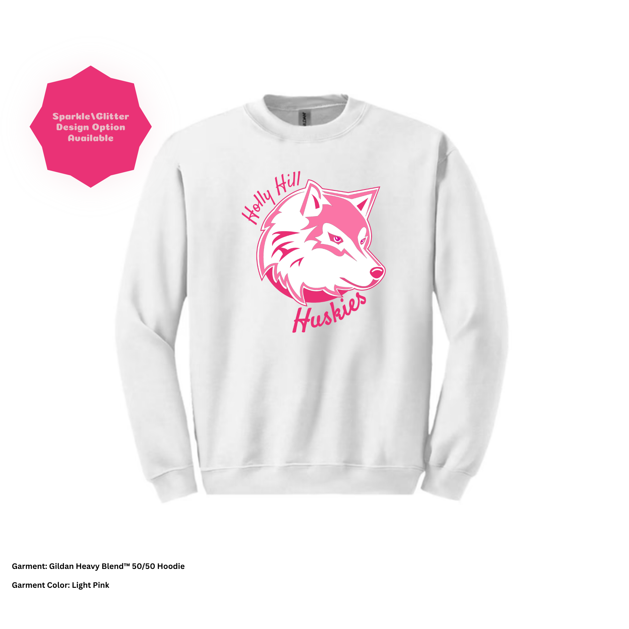 Holly Hill Huskies Script — Gildan Sweatshirt