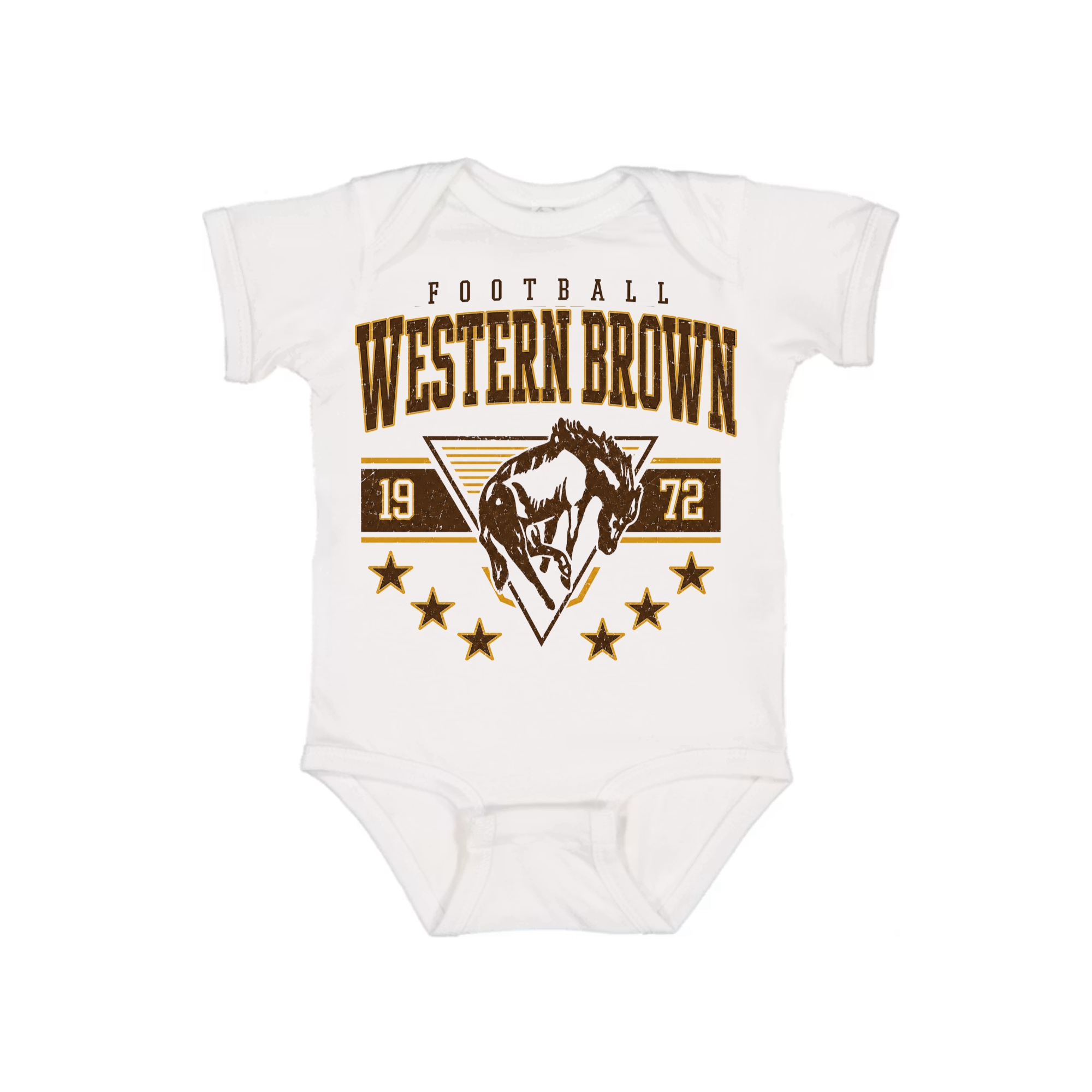 Western Brown Broncos — Bronco Stampede — Children T-Shirt