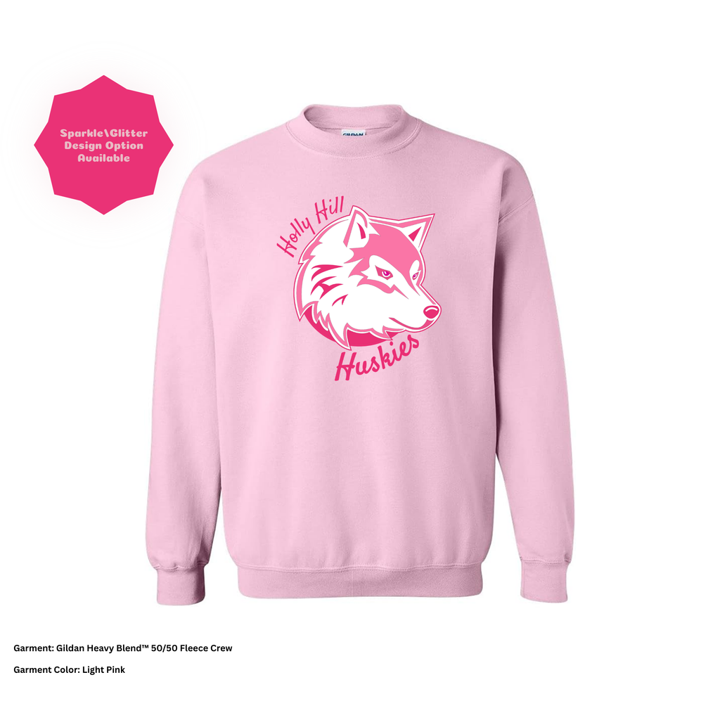 Holly Hill Huskies Script — Gildan Sweatshirt