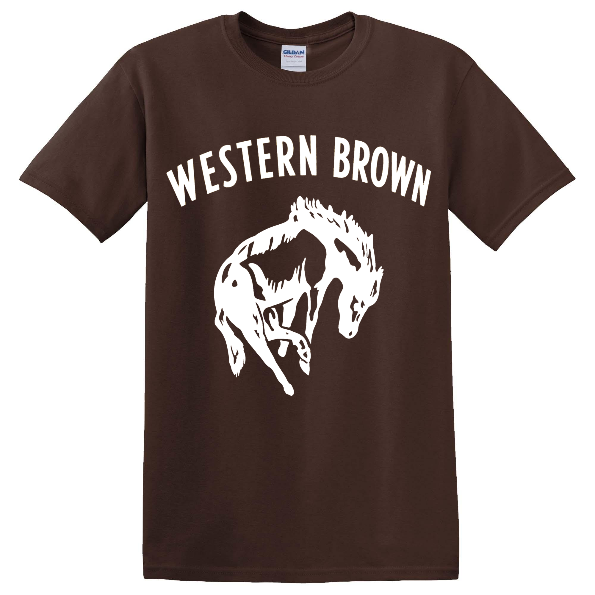 Western Brown Broncos — Horsepower — Youth T-Shirt