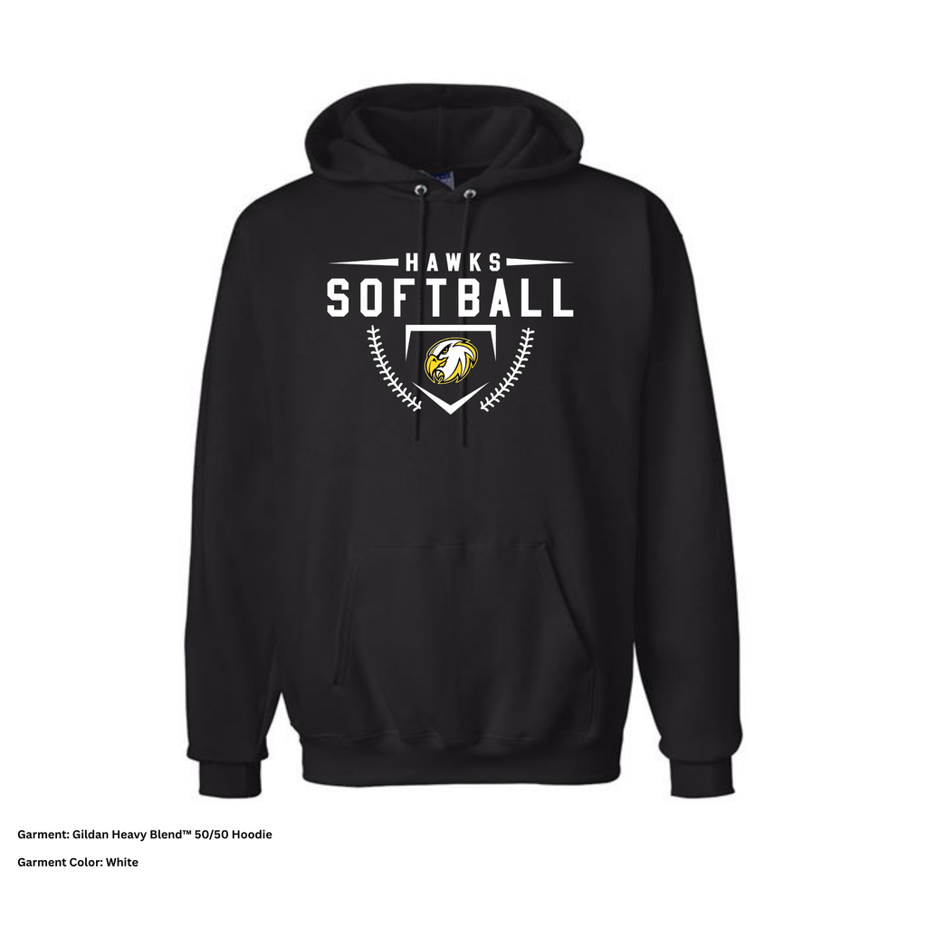 Ohio Hawks — Softball Badge — Hoodie
