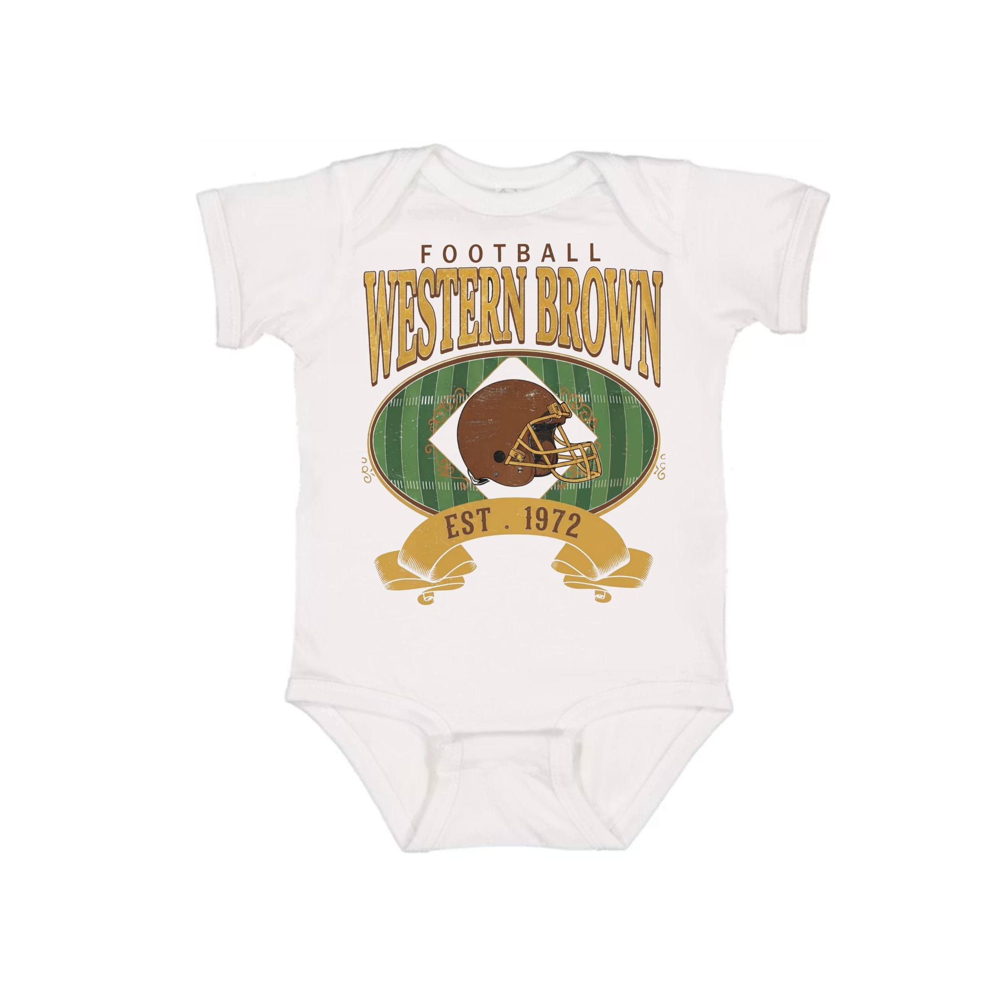 Western Brown Broncos — Home Field — Children T-Shirt