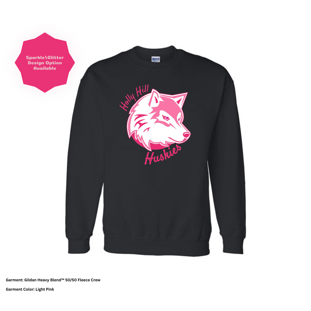 Holly Hill Huskies Script — Gildan Sweatshirt