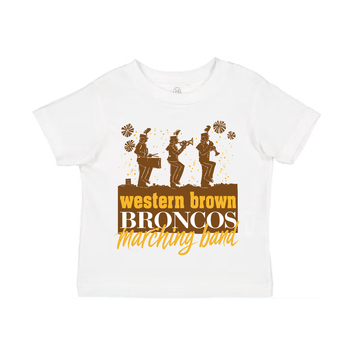Western Brown Broncos — The Pride of the Broncos — Children T-Shirt