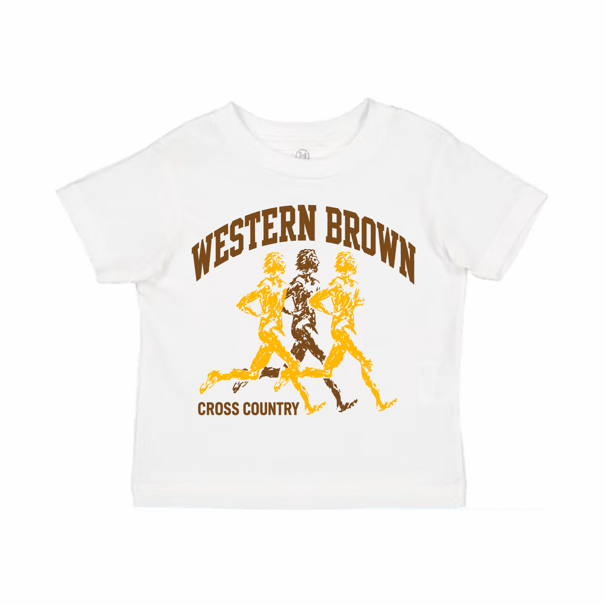 Western Brown Broncos — Broncos Cross Country — Children T-Shirt