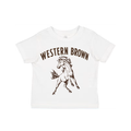 Western Brown Broncos — Run Wild — Children T-Shirt