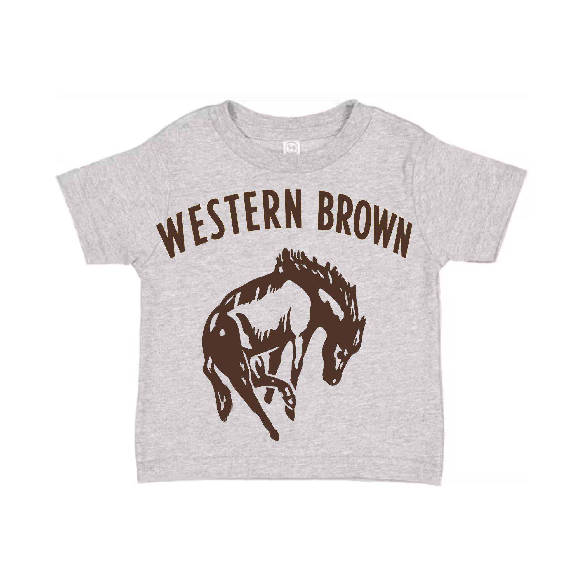 Western Brown Broncos — Horsepower — Children T-Shirt