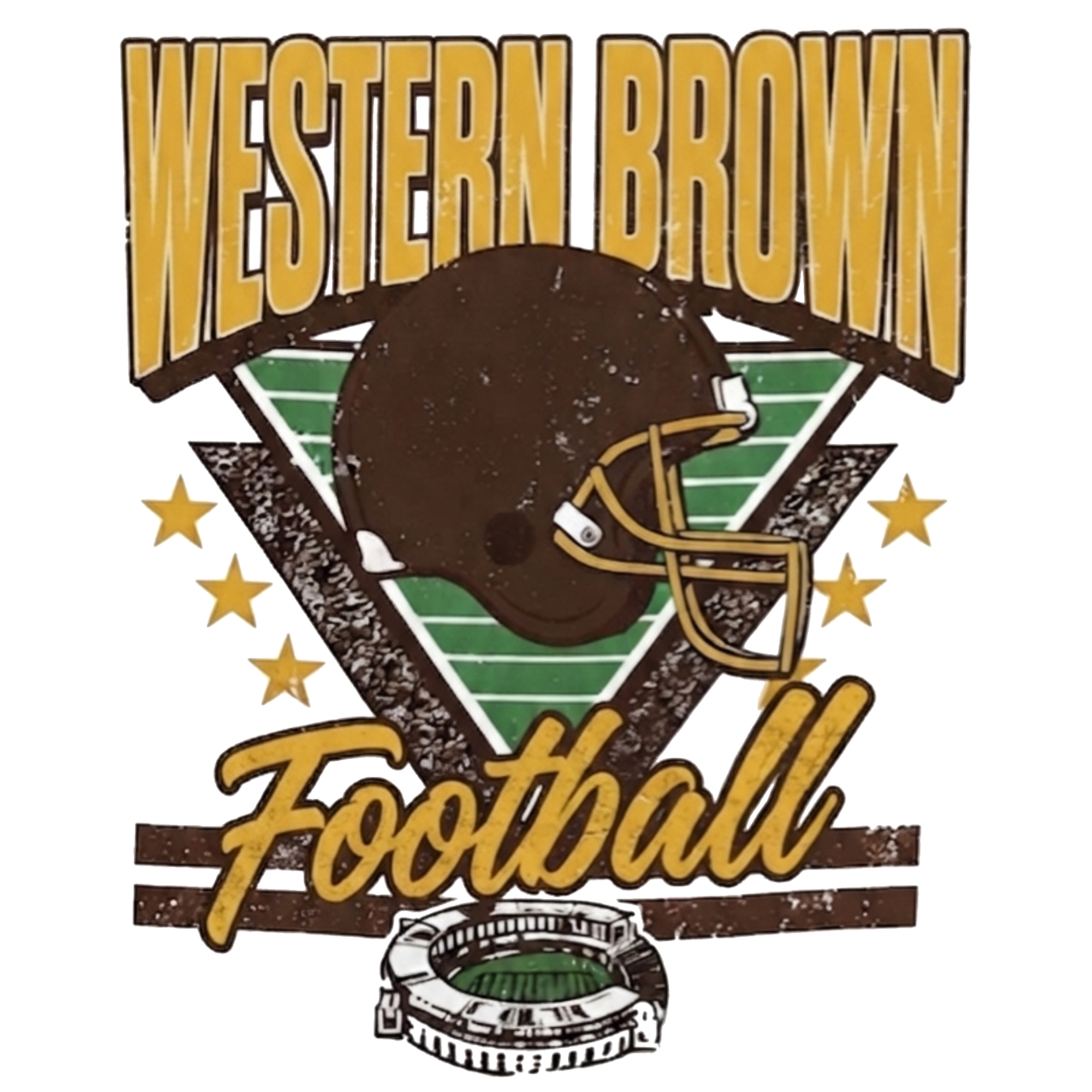 Western Brown Broncos — Friday Night Lights — Children T-Shirt
