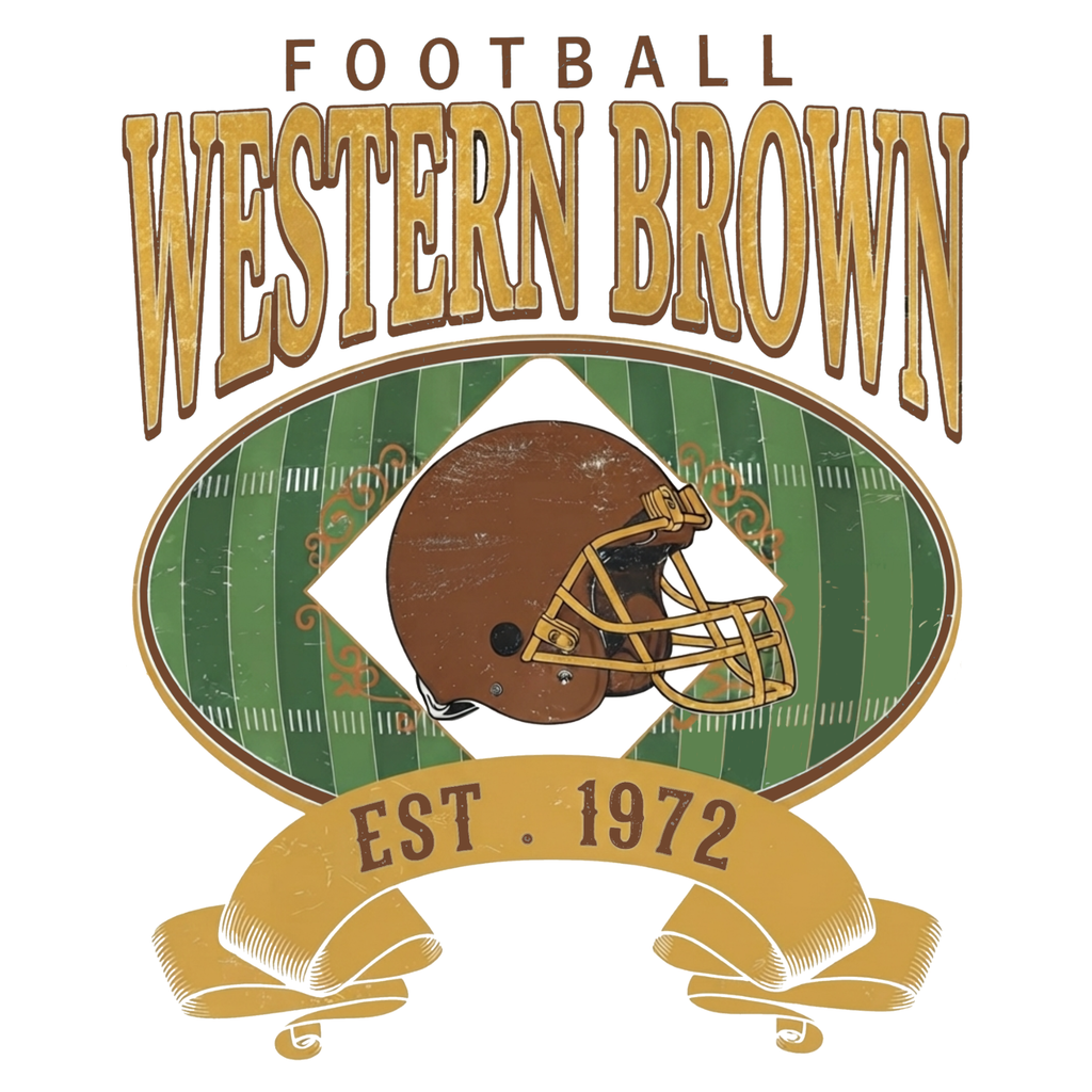 Western Brown Broncos — Home Field — Children T-Shirt
