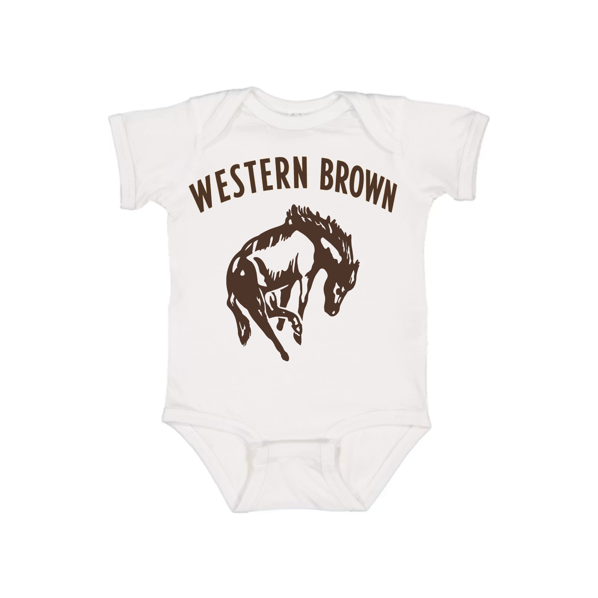 Western Brown Broncos — Horsepower — Children T-Shirt