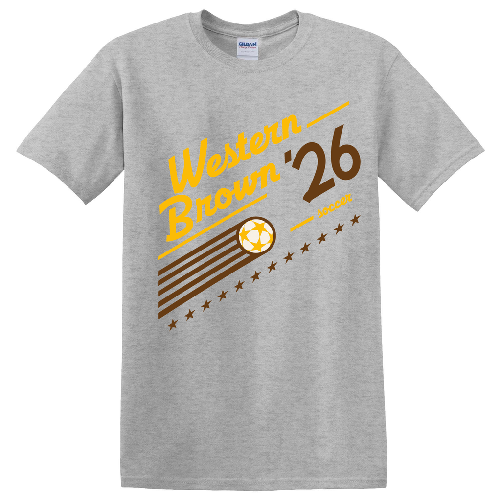 Western Brown Broncos — Pitch 26 — Adult T-Shirt