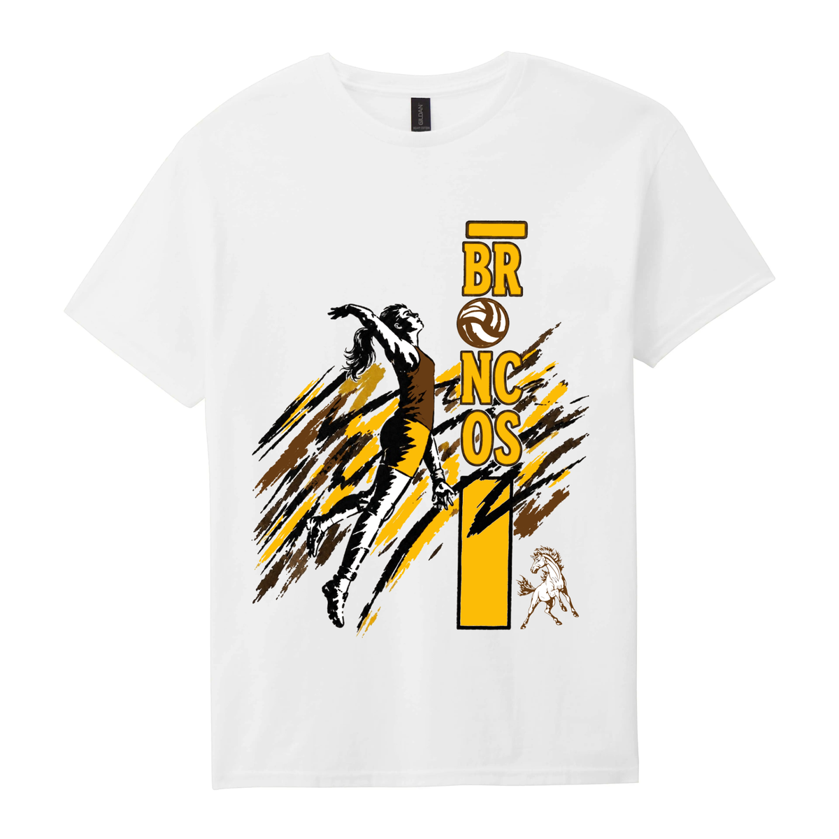 Western Brown Broncos — Air Raid — Youth T-Shirt