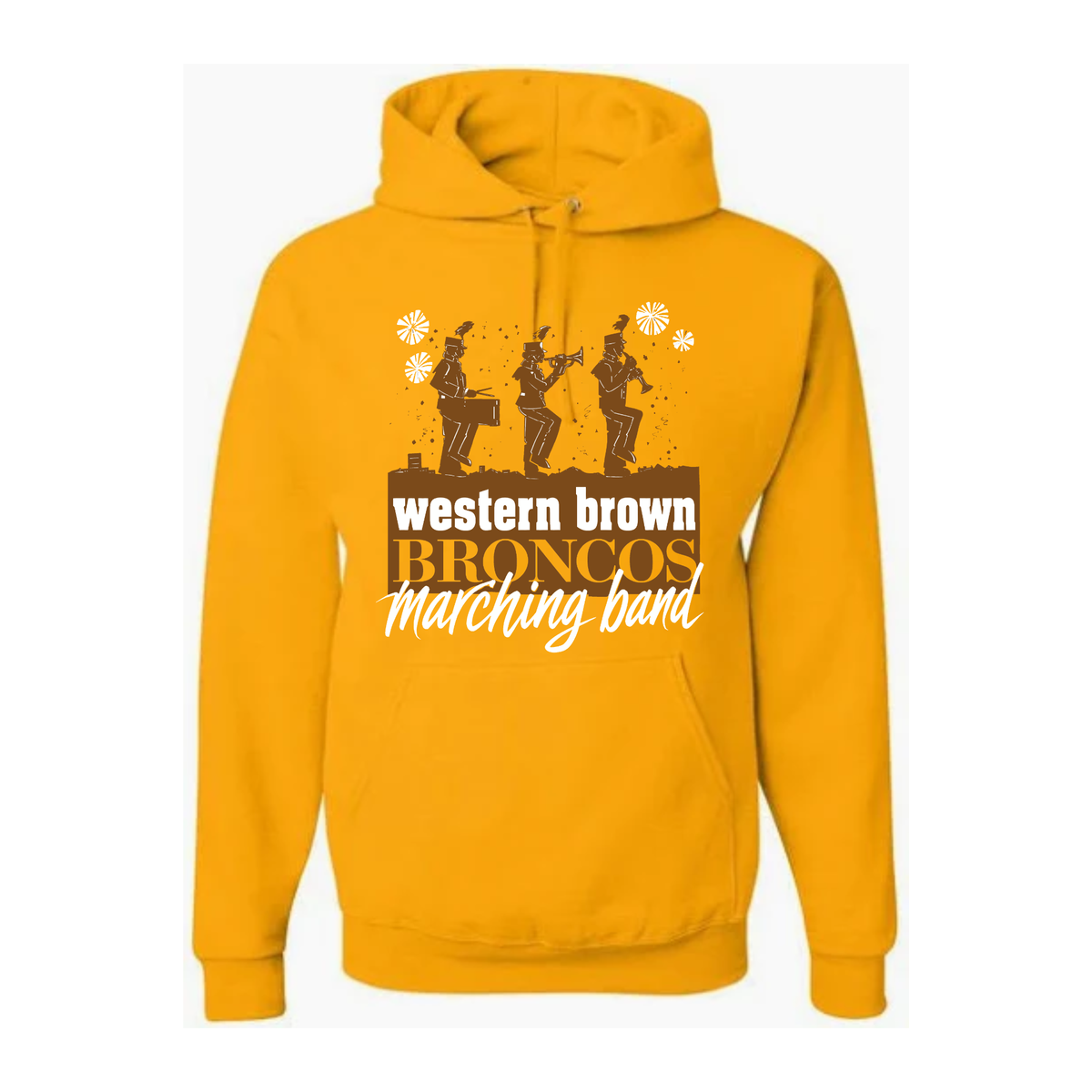 Western Brown Broncos — The Pride of the Broncos — Youth Hoodie