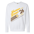 Western Brown Broncos — Pitch 26 — Adult Crewneck Sweatshirt