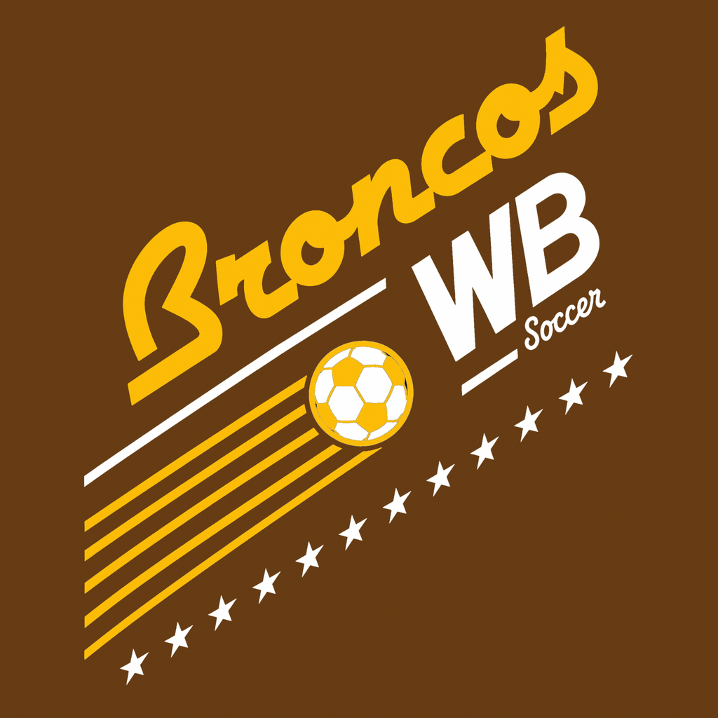 Western Brown Broncos — Bronco United — Youth Crewneck Sweatshirt