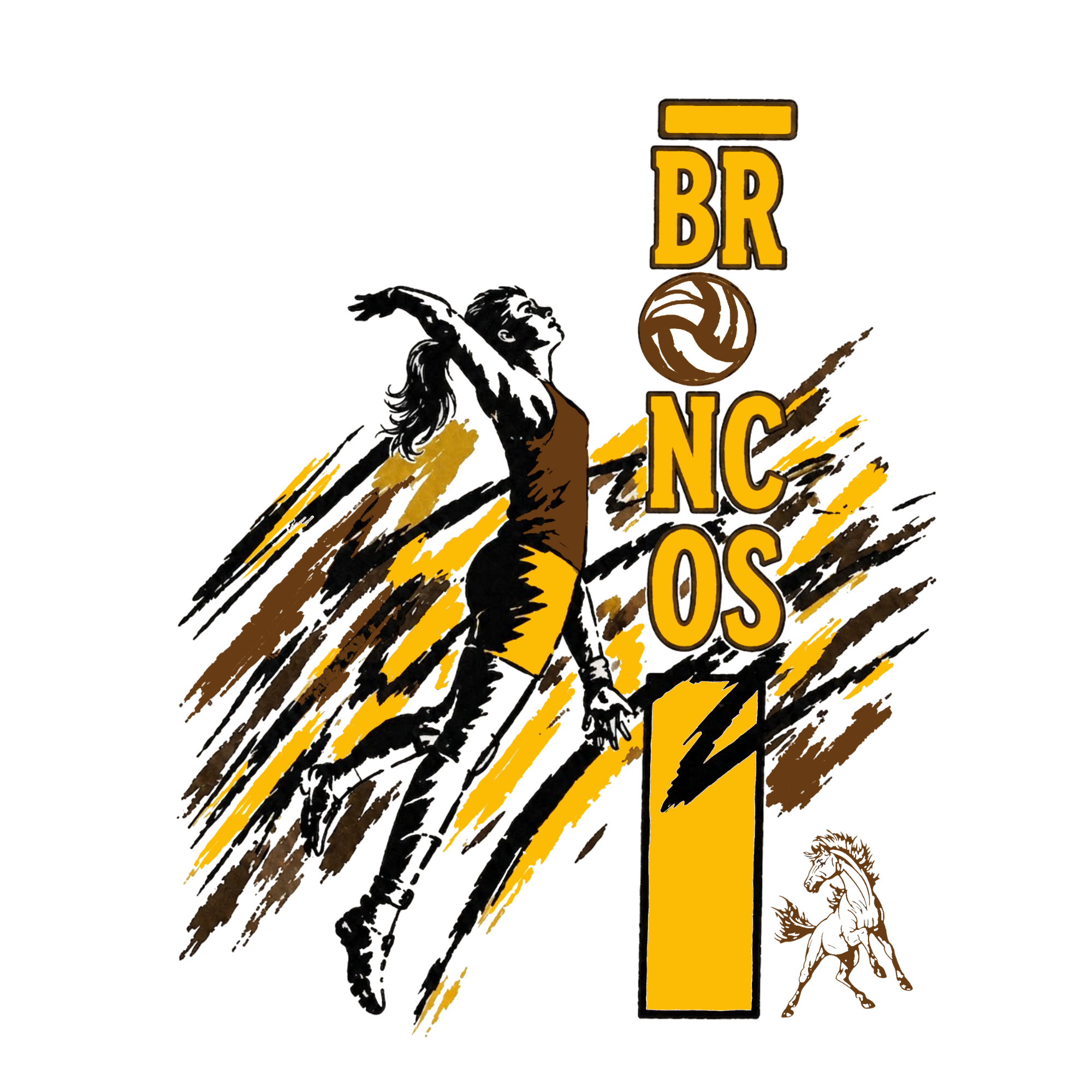 Western Brown Broncos — Air Raid — Youth Crewneck Sweatshirt