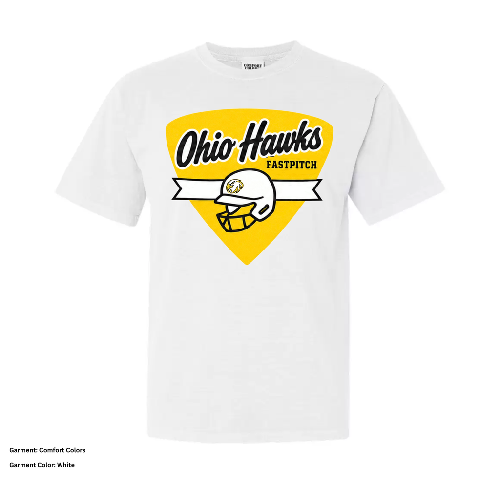 Ohio Hawks — Helmet Badge — T-Shirt