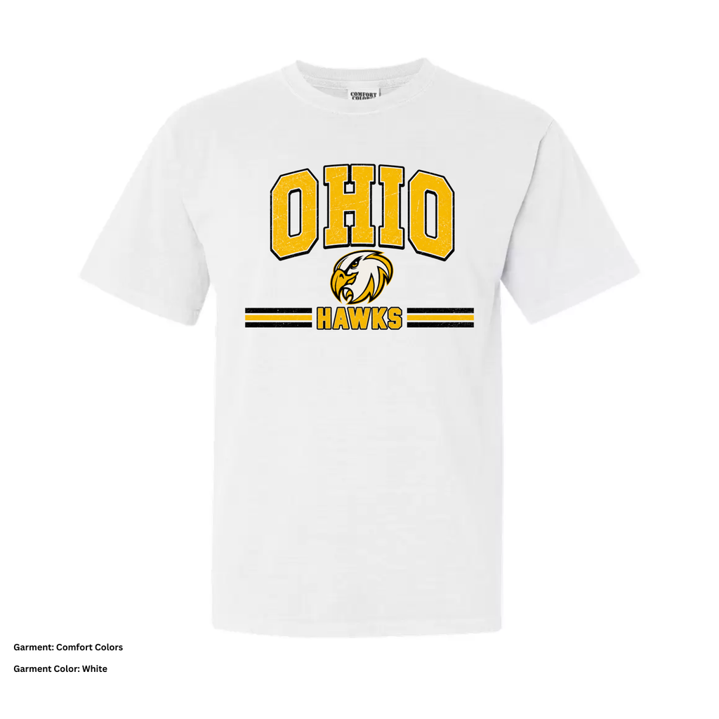 Ohio Hawks — Block — T-Shirt