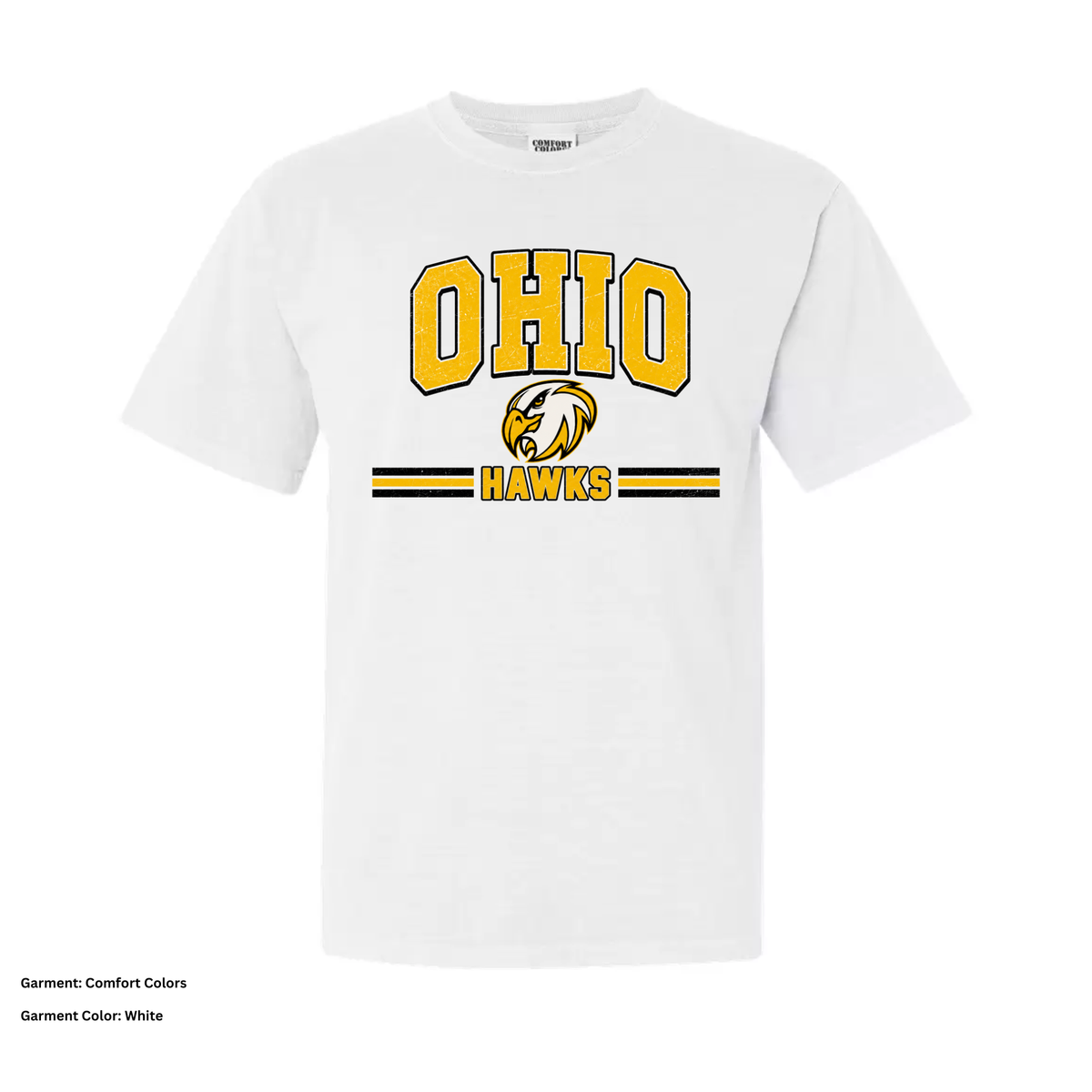 Ohio Hawks — Block — T-Shirt