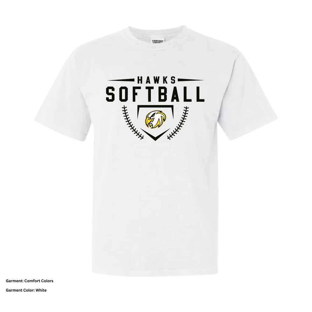 Ohio Hawks — Softball Badge — T-Shirt