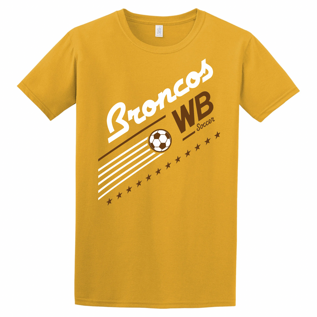 Western Brown Broncos — Bronco United — Adult T-Shirt