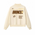 Western Brown Broncos — Fast Break — Adult Mock Neck Sweatshirt