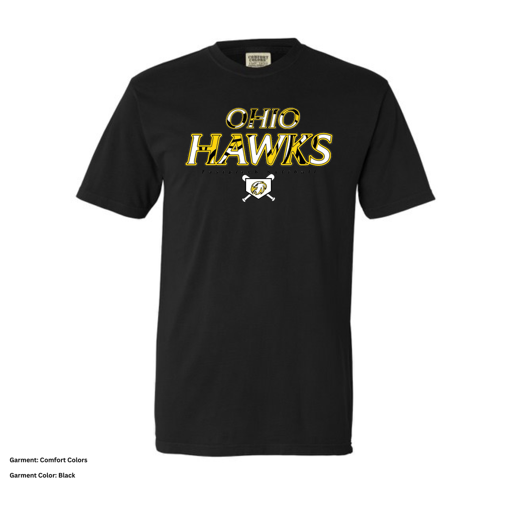 Ohio Hawks — Outline — T-Shirt