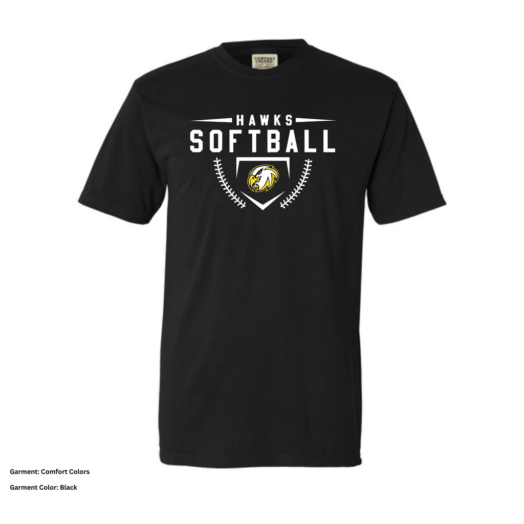 Ohio Hawks — Softball Badge — T-Shirt