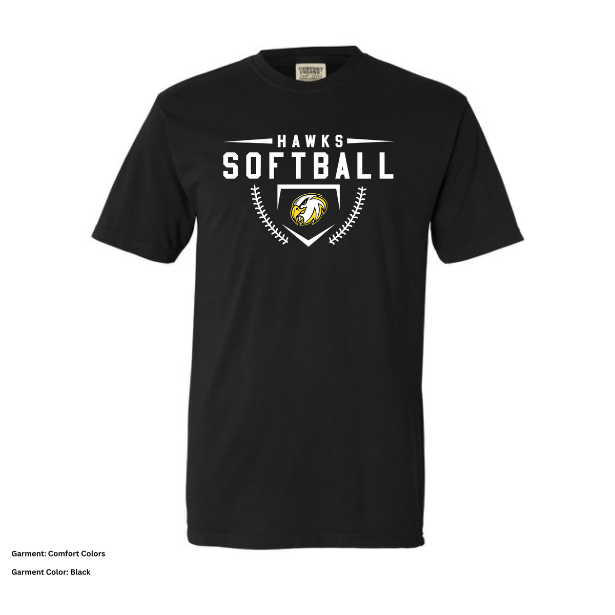 Ohio Hawks — Softball Badge — T-Shirt