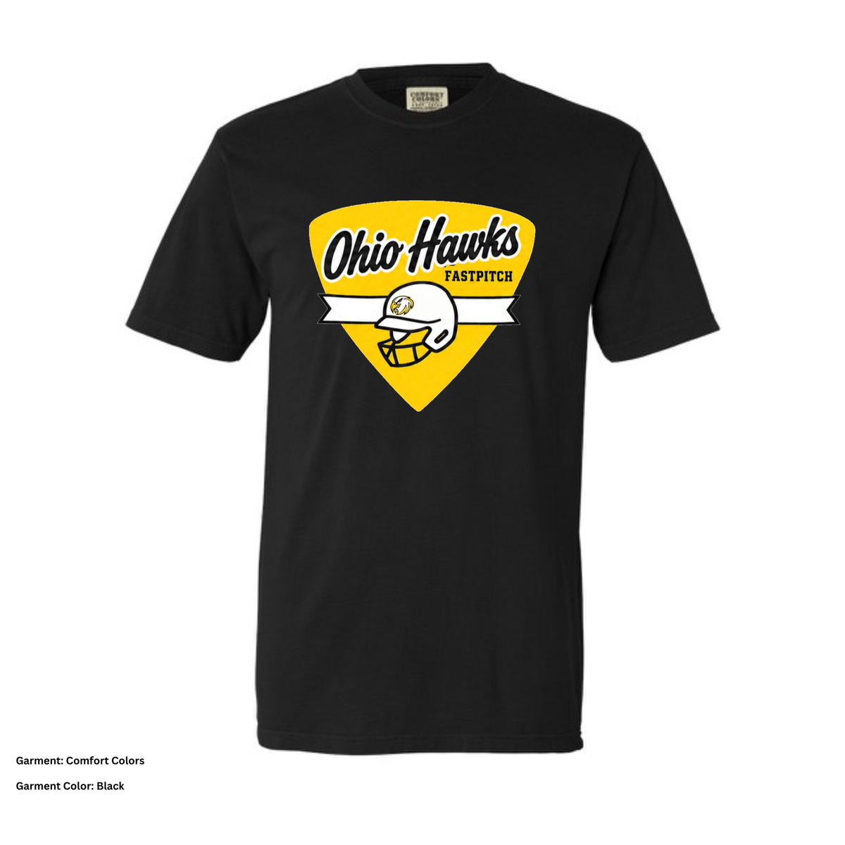Ohio Hawks — Helmet Badge — T-Shirt