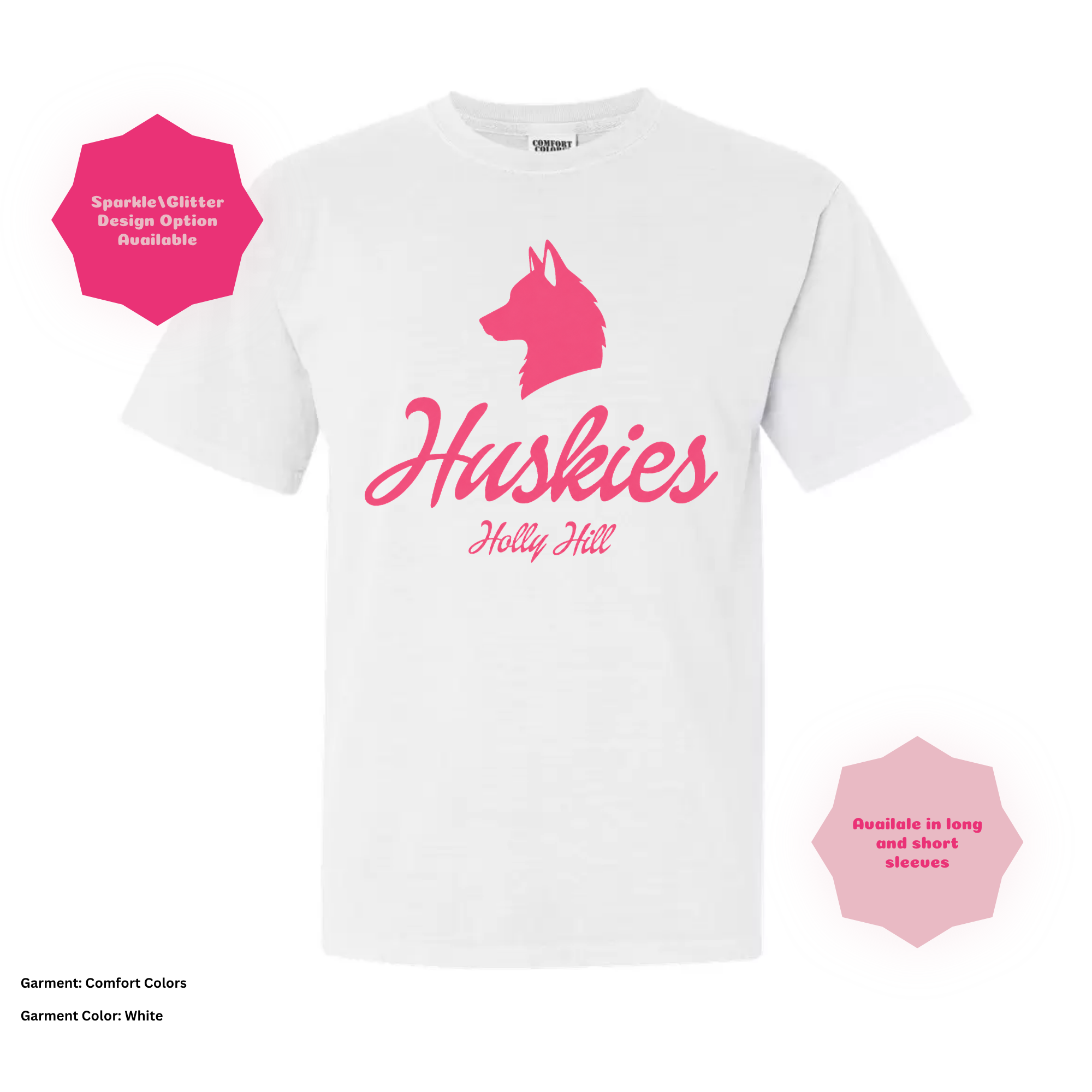 Holly Hill Huskies Dreamhouse — Comfort Colors T-Shirt