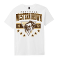 Western Brown Broncos — Bronco Stampede — Adult T-Shirt