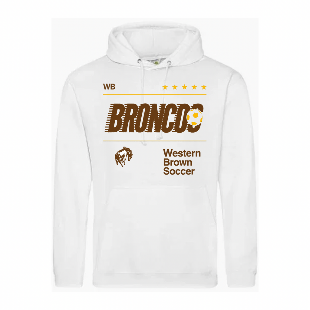 Western Brown Broncos — Fast Break — Youth Hoodie