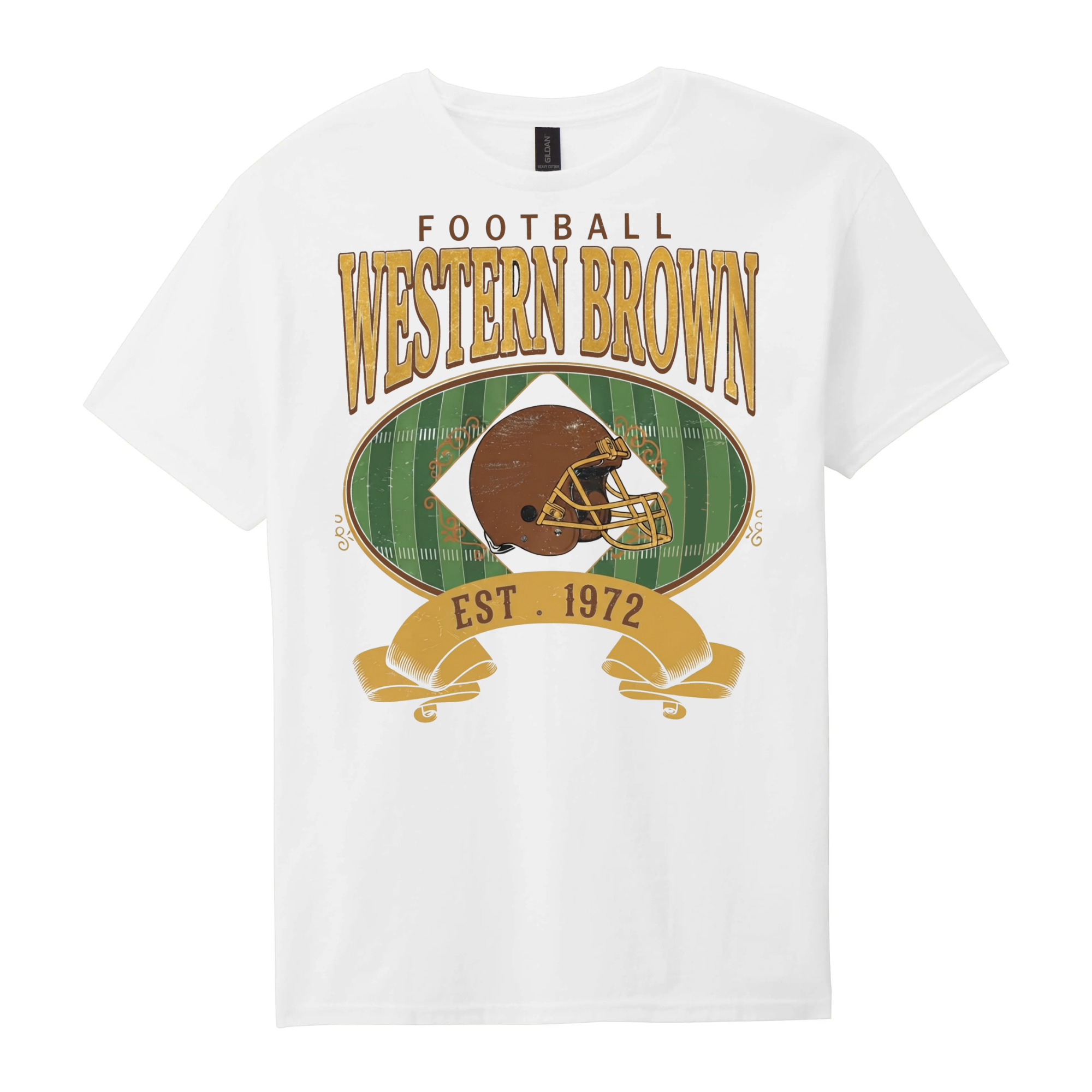 Western Brown Broncos — Home Field — Youth T-Shirt