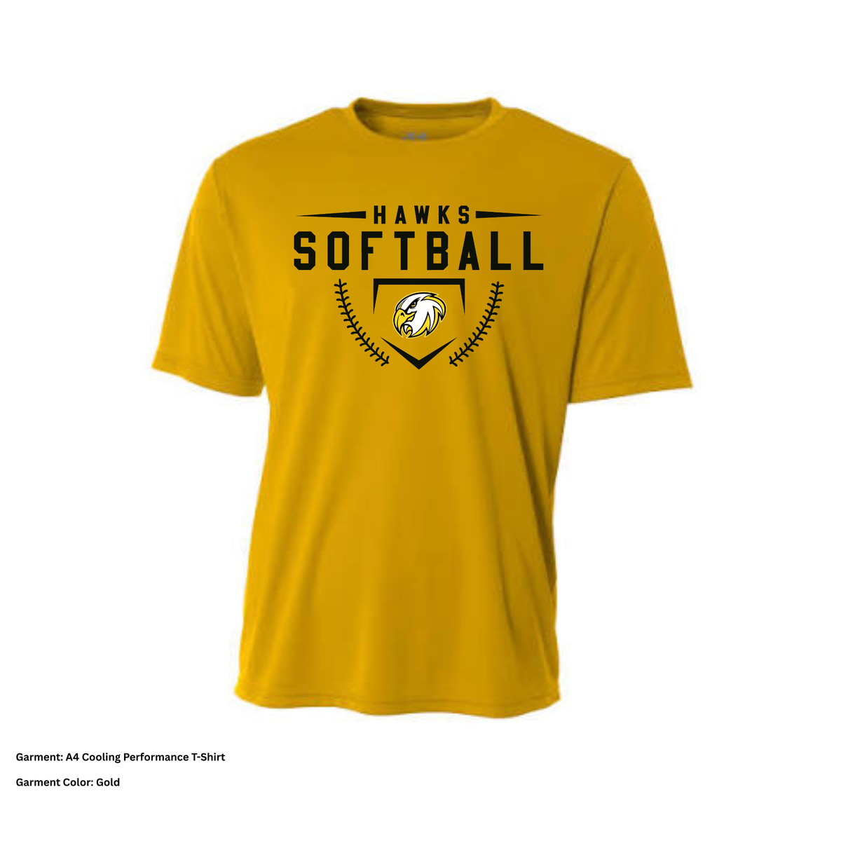 Ohio Hawks — Softball Badge — T-Shirt