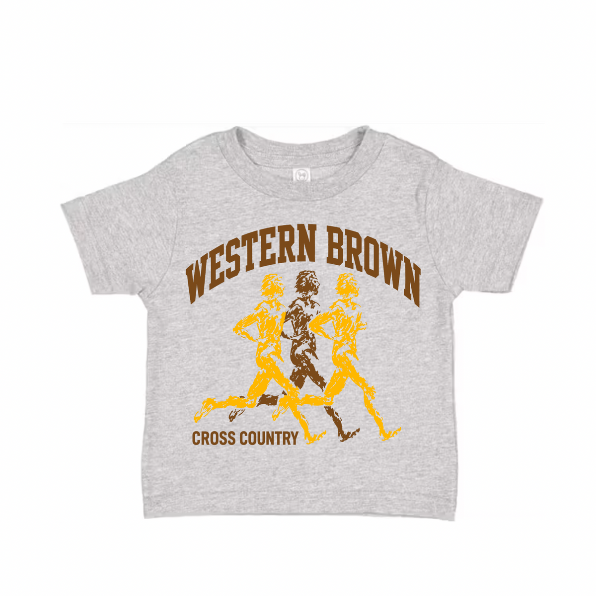Western Brown Broncos — Broncos Cross Country — Children T-Shirt