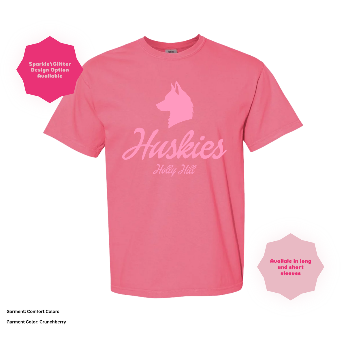 Holly Hill Huskies Dreamhouse — Comfort Colors T-Shirt
