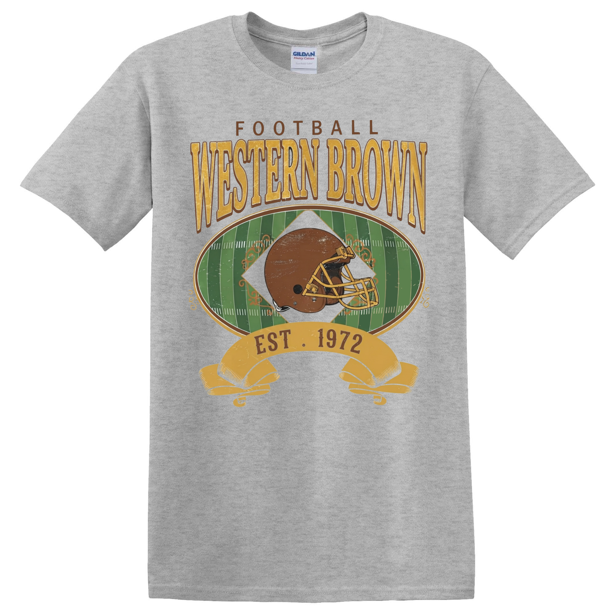 Western Brown Broncos — Home Field — Youth T-Shirt