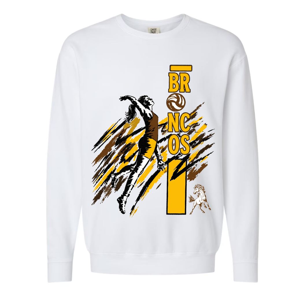 Western Brown Broncos — Air Raid — Youth Crewneck Sweatshirt