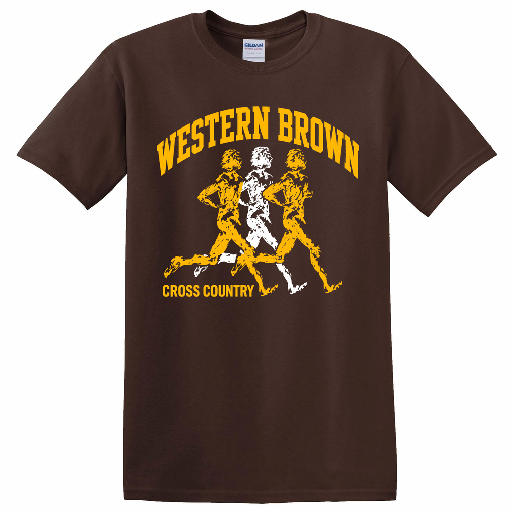 Western Brown Broncos — Broncos Cross Country — Youth T-Shirt