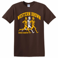 Western Brown Broncos — Broncos Cross Country — Adult T-Shirt