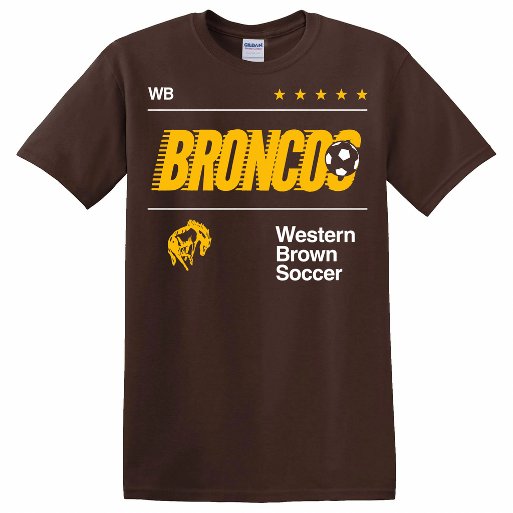 Western Brown Broncos — Fast Break — Youth T-Shirt
